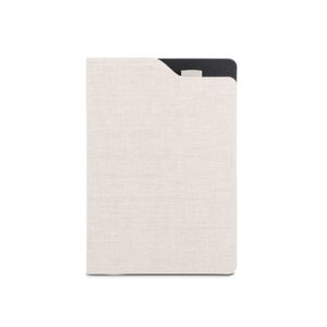 Caderno A5 de capa dura em tecido poliéster - Image 5