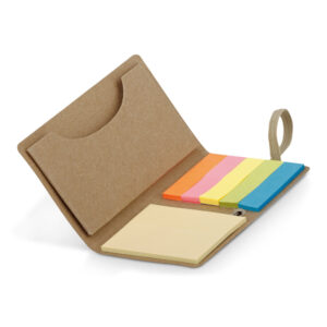 Porta cartões em kraft reciclado com elástico - Image 3