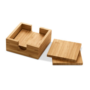 Kit de 4 porta copos em bambu - Image 6