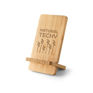 Carregador wireless e suporte em bambu - Image 4