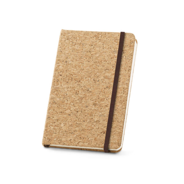 caderno ab capa dura em cortiça