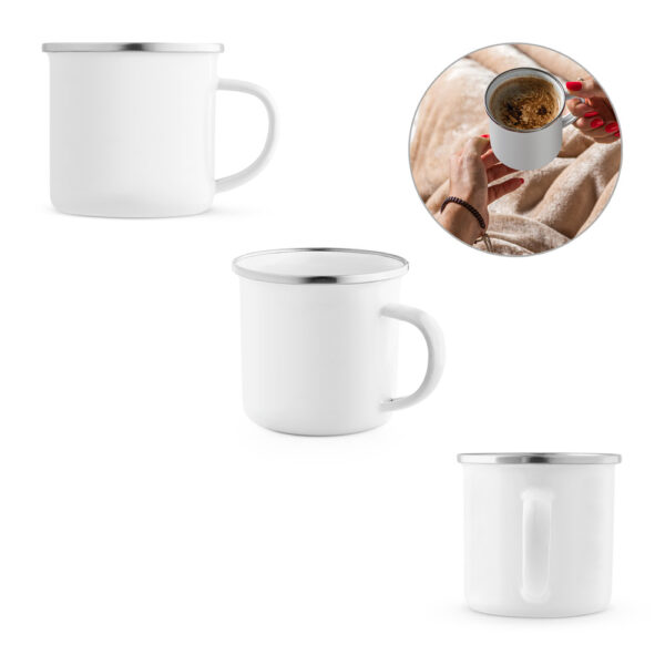 caneca em esmalte