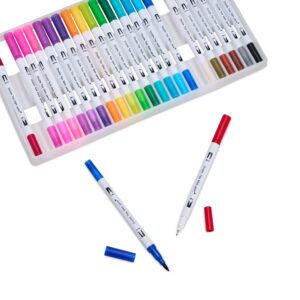 Kit canetinhas ponta dupla com 24 cores - Image 3