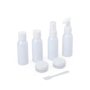 Kit viagem plástico 6 peças personalizado - Image 3