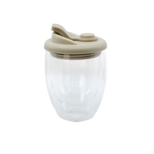 Copo em borossilicato com tampa de silicone - Image 1