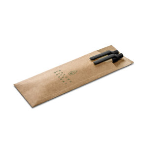 Conjunto de caneta e lapiseira em papel kraft - Image 4