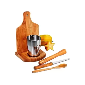 Kit para caipirinha em bambu - Imagem 3