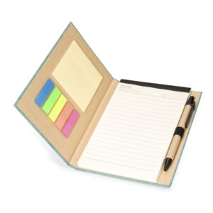 Bloco de anotações com autoadesivos e caneta - Imagem 3