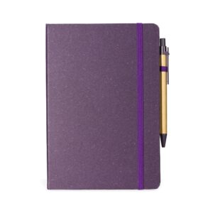 Caderneta fibra de arroz com caneta - Imagem 4