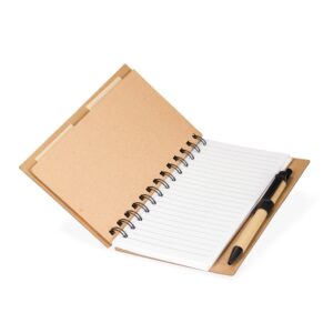 Caderno ecológico com autoadesivos e caneta - Imagem 4