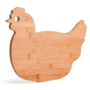 Tábua em bambu com formato de galinha - Imagem 3