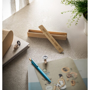 Estojo em bambu personalizado - Imagem 4