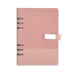 Caderno fichário couro sintético - Imagem 1