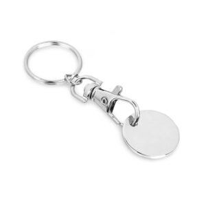 Chaveiro em metal com formato de moeda - Imagem 1