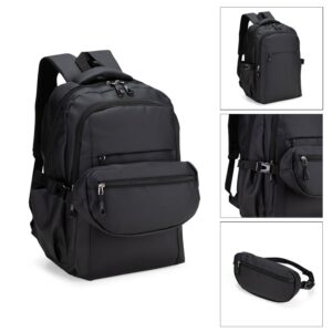 Conjunto mochila e pochete couro sintético - Imagem 4