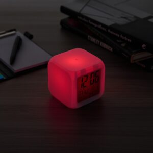 Relógio digital LED com despertador - Imagem 3