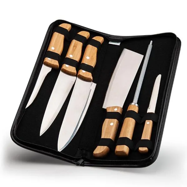 kit churrasco 7 peças