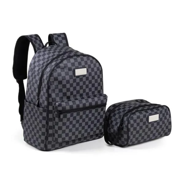 kit mochila e nécessaire