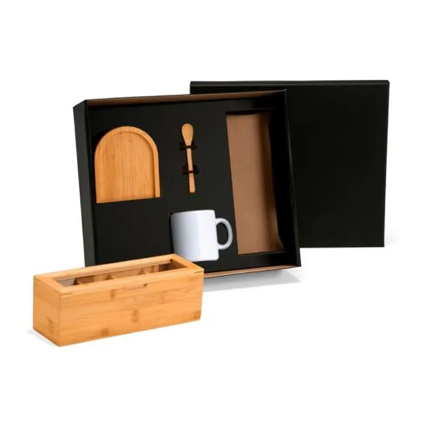 kit para chá com 4 peças