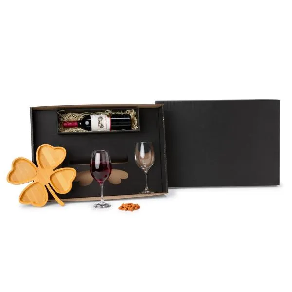 kit petisco e vinho