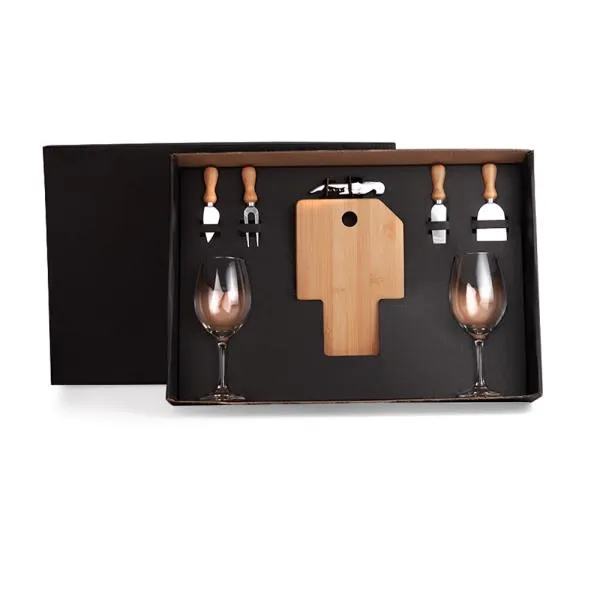 kit queijo e vinho
